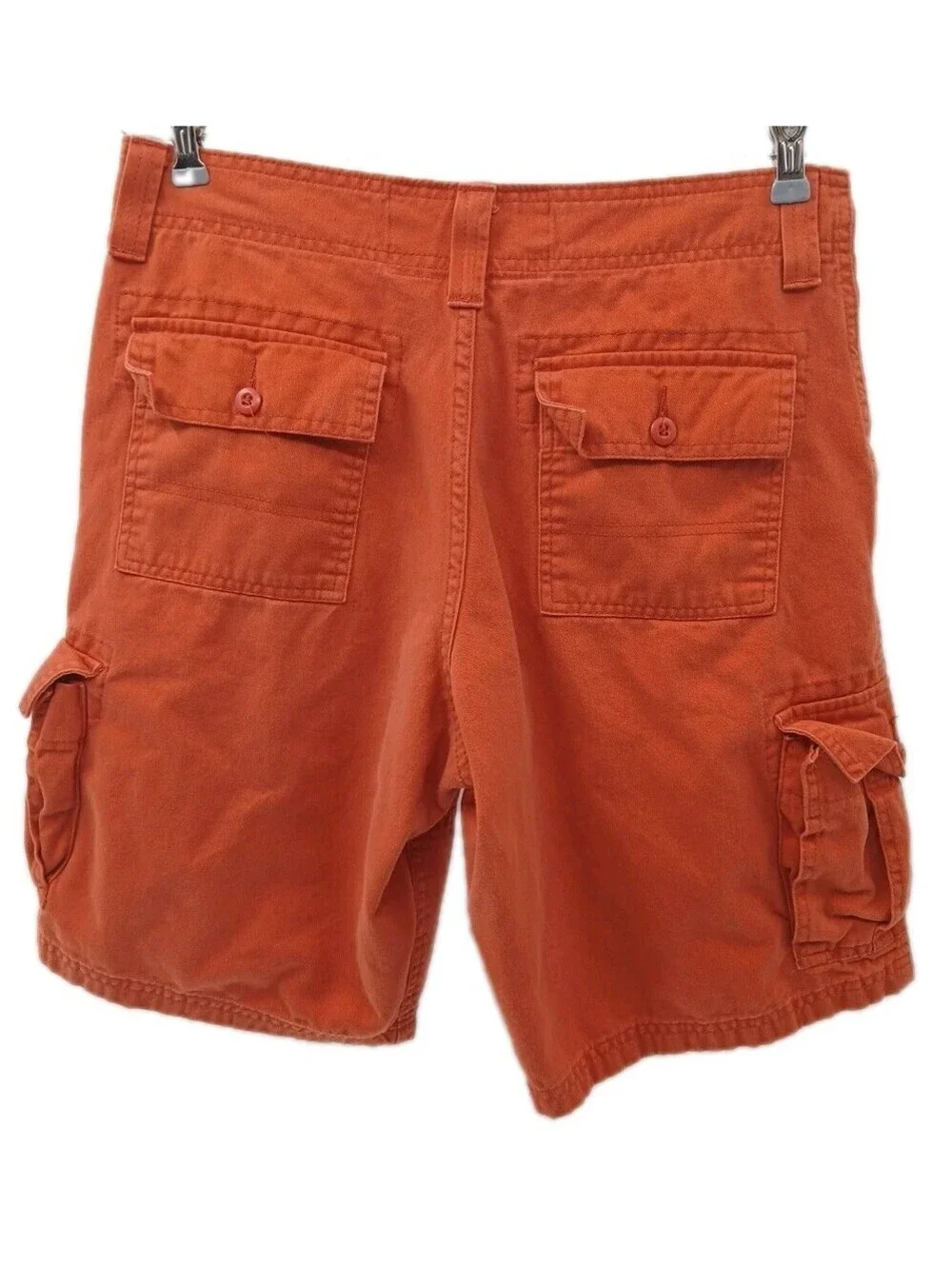 Levi Strauss Cargo Shorts Mens 30 Orange Casual Outdoor Western Utility Levi's
